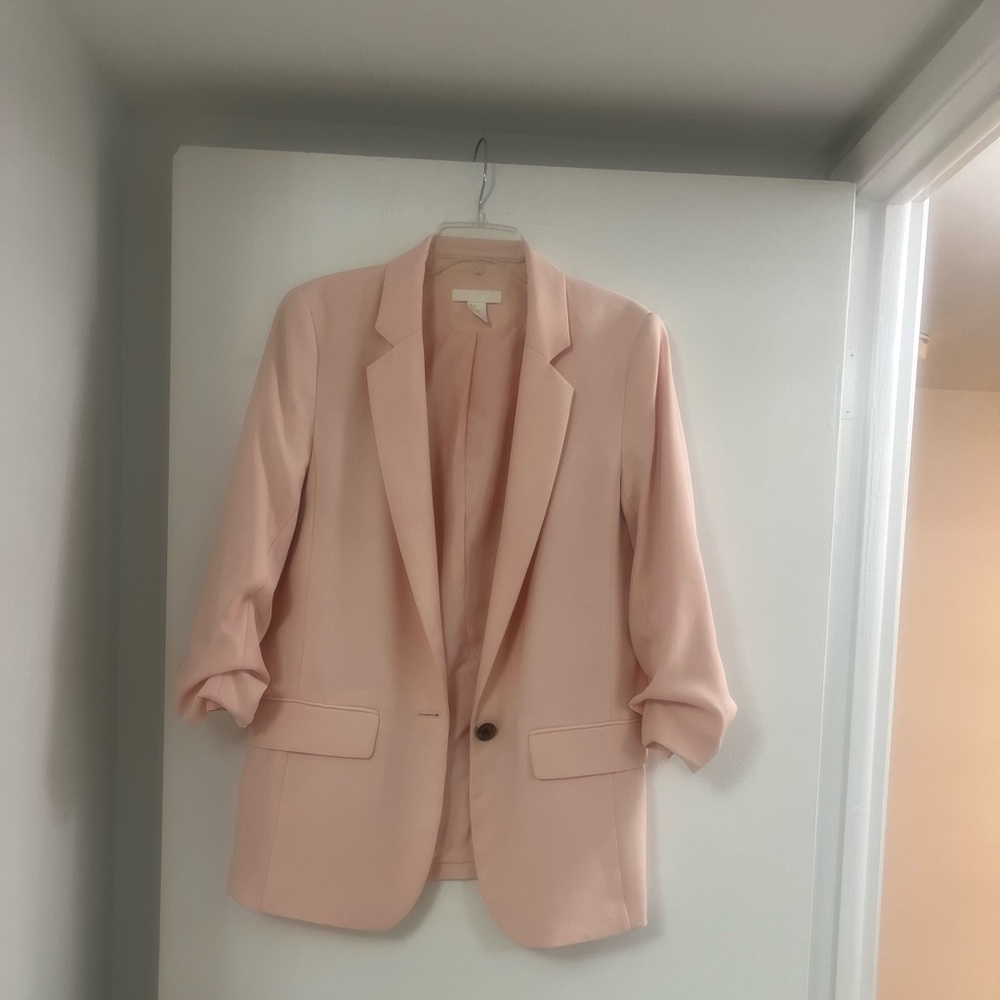 H&M Blush Pink Blazer